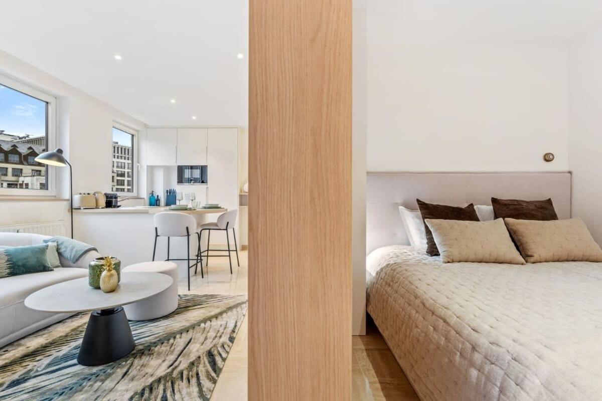 Modern Studio With King Bed, Walk To Attractions Luxemburg Exterior foto